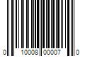 Barcode Image for UPC code 010008000070