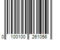 Barcode Image for UPC code 0100100261056