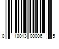 Barcode Image for UPC code 010013000065