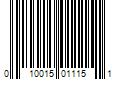 Barcode Image for UPC code 010015011151