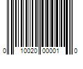 Barcode Image for UPC code 010020000010