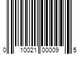 Barcode Image for UPC code 010021000095