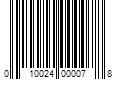 Barcode Image for UPC code 010024000078