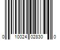 Barcode Image for UPC code 010024028300