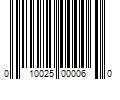 Barcode Image for UPC code 010025000060