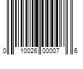 Barcode Image for UPC code 010026000076