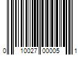 Barcode Image for UPC code 010027000051