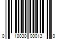 Barcode Image for UPC code 010030000130