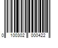 Barcode Image for UPC code 0100302000422