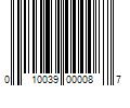 Barcode Image for UPC code 010039000087