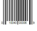 Barcode Image for UPC code 010040000069