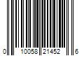 Barcode Image for UPC code 010058214526