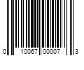 Barcode Image for UPC code 010067000073