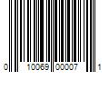 Barcode Image for UPC code 010069000071