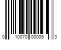 Barcode Image for UPC code 010070000053