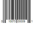 Barcode Image for UPC code 010070000091