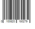 Barcode Image for UPC code 0100820180279