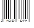 Barcode Image for UPC code 0100820182549