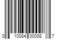 Barcode Image for UPC code 010084000087