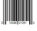 Barcode Image for UPC code 010086010510