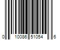 Barcode Image for UPC code 010086510546