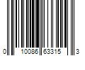 Barcode Image for UPC code 010086633153