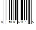 Barcode Image for UPC code 010086650075