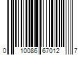 Barcode Image for UPC code 010086670127