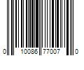 Barcode Image for UPC code 010086770070