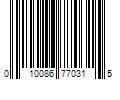 Barcode Image for UPC code 010086770315