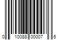 Barcode Image for UPC code 010088000076