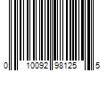 Barcode Image for UPC code 010092981255