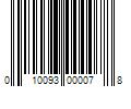 Barcode Image for UPC code 010093000078