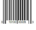 Barcode Image for UPC code 010100000053