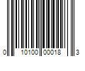 Barcode Image for UPC code 010100000183