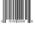 Barcode Image for UPC code 010100000305