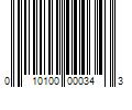 Barcode Image for UPC code 010100000343