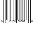 Barcode Image for UPC code 010100000626