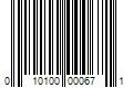 Barcode Image for UPC code 010100000671