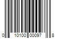 Barcode Image for UPC code 010100000978