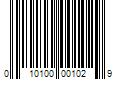 Barcode Image for UPC code 010100001029