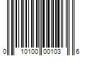 Barcode Image for UPC code 010100001036