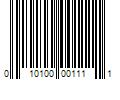 Barcode Image for UPC code 010100001111