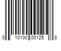 Barcode Image for UPC code 010100001258