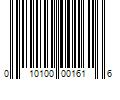 Barcode Image for UPC code 010100001616