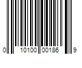 Barcode Image for UPC code 010100001869