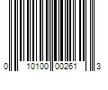 Barcode Image for UPC code 010100002613