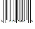 Barcode Image for UPC code 010100002859