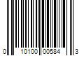 Barcode Image for UPC code 010100005843