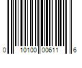 Barcode Image for UPC code 010100006116